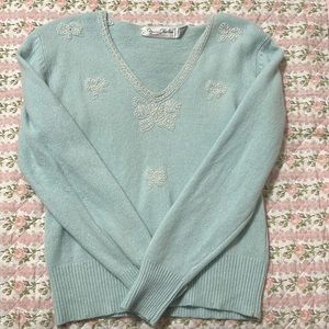 Marisa Christina vintage bow sweater